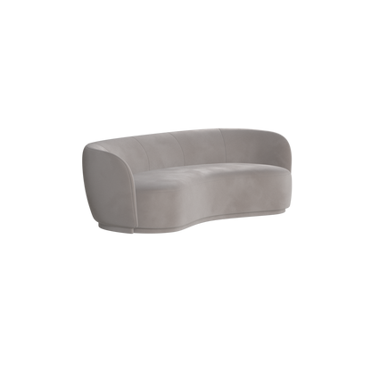 Posh Sofa - Curved Back Sofa with Continuous Base