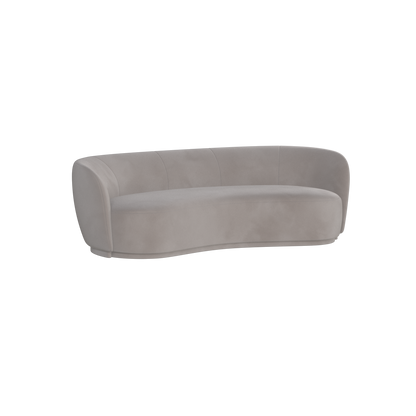 Posh Sofa - Curved Back Sofa with Continuous Base