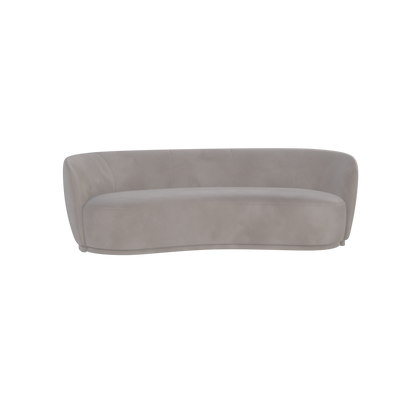 Posh Sofa - Curved Back Sofa with Continuous Base
