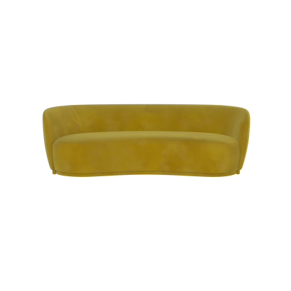Posh Sofa - Curved Back Sofa with Continuous Base