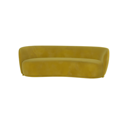 Posh Sofa - Curved Back Sofa with Continuous Base