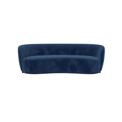 Posh Sofa - Curved Back Sofa with Continuous Base