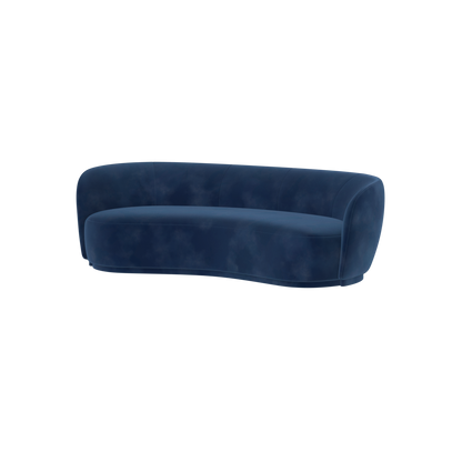 Posh Sofa - Curved Back Sofa with Continuous Base