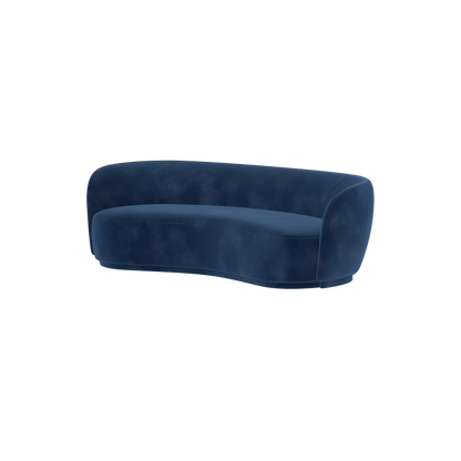 Posh Sofa - Curved Back Sofa with Continuous Base