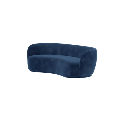 Posh Sofa - Curved Back Sofa with Continuous Base