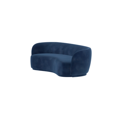 Posh Sofa - Curved Back Sofa with Continuous Base
