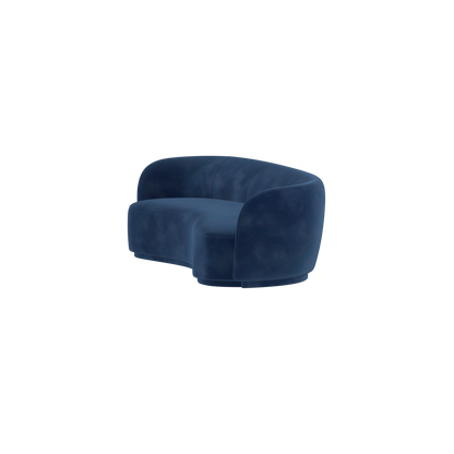 Posh Sofa - Curved Back Sofa with Continuous Base