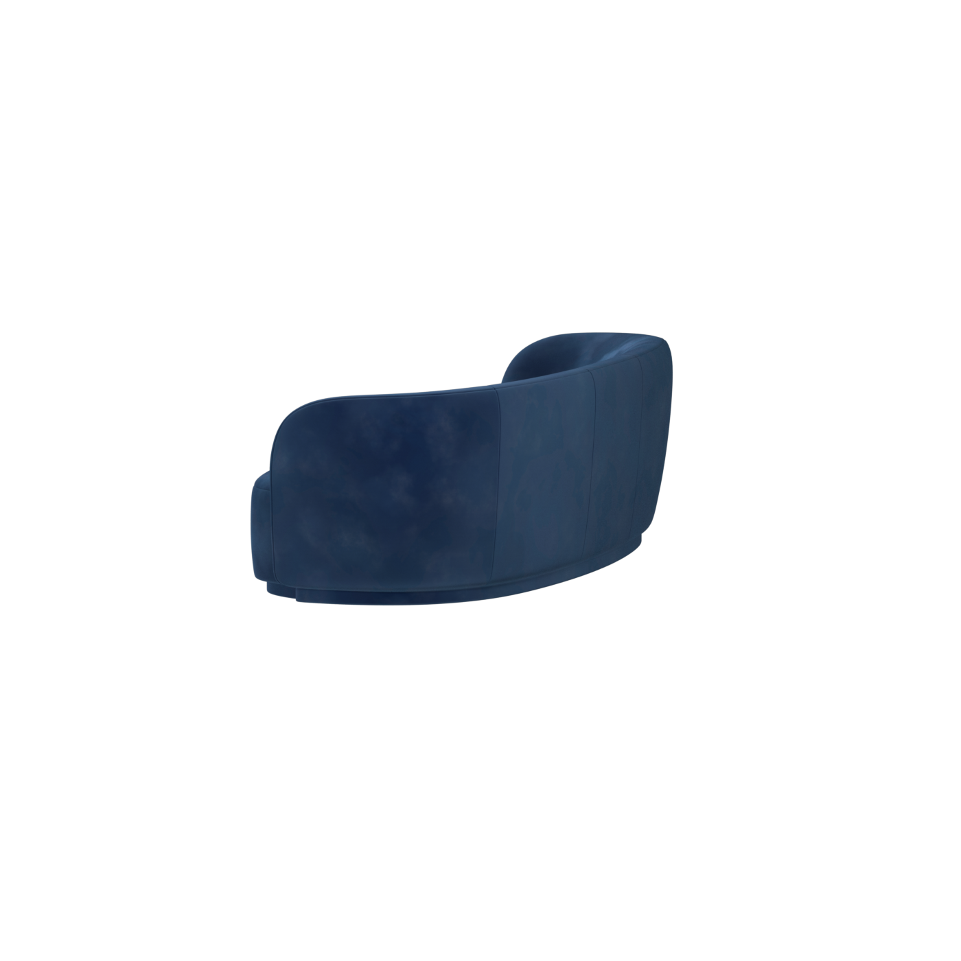 Posh Sofa - Curved Back Sofa with Continuous Base