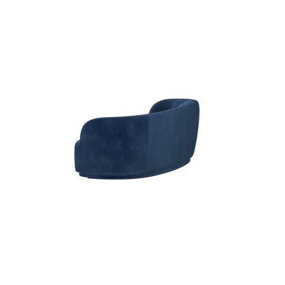 Posh Sofa - Curved Back Sofa with Continuous Base