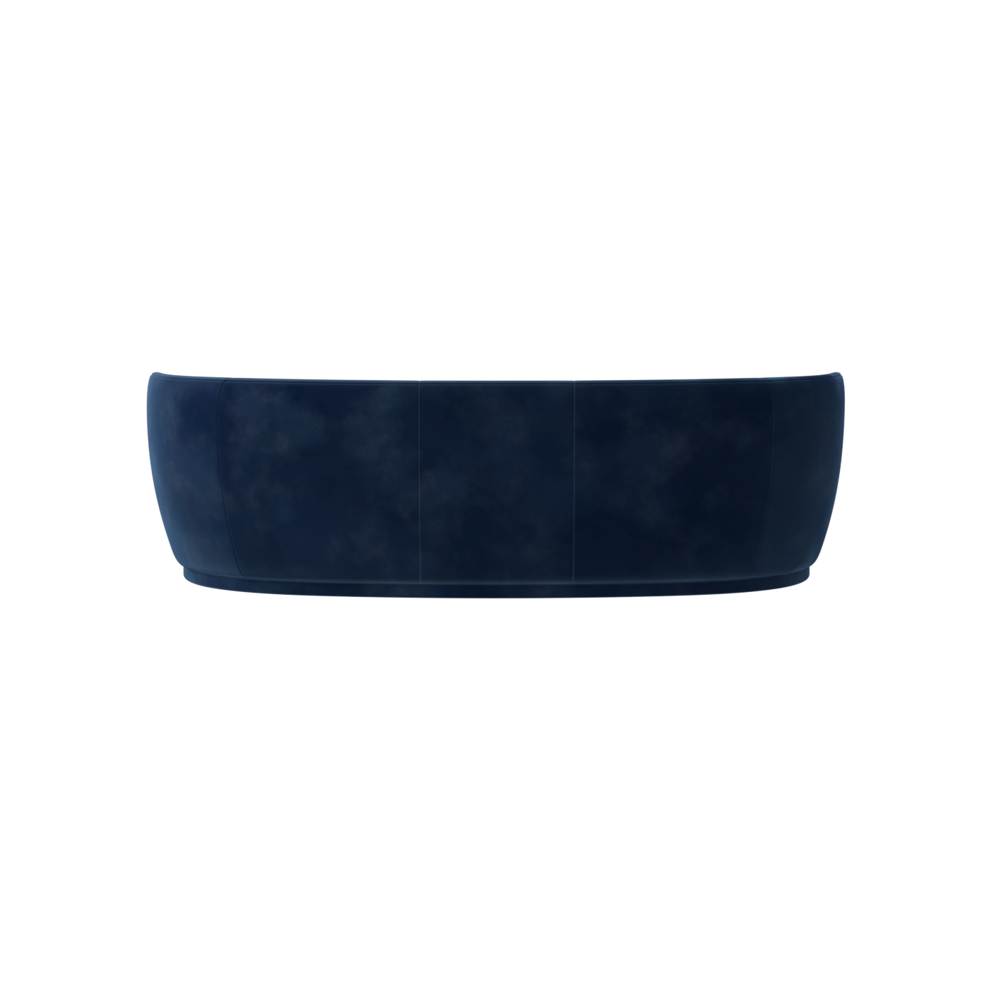 Posh Sofa - Curved Back Sofa with Continuous Base