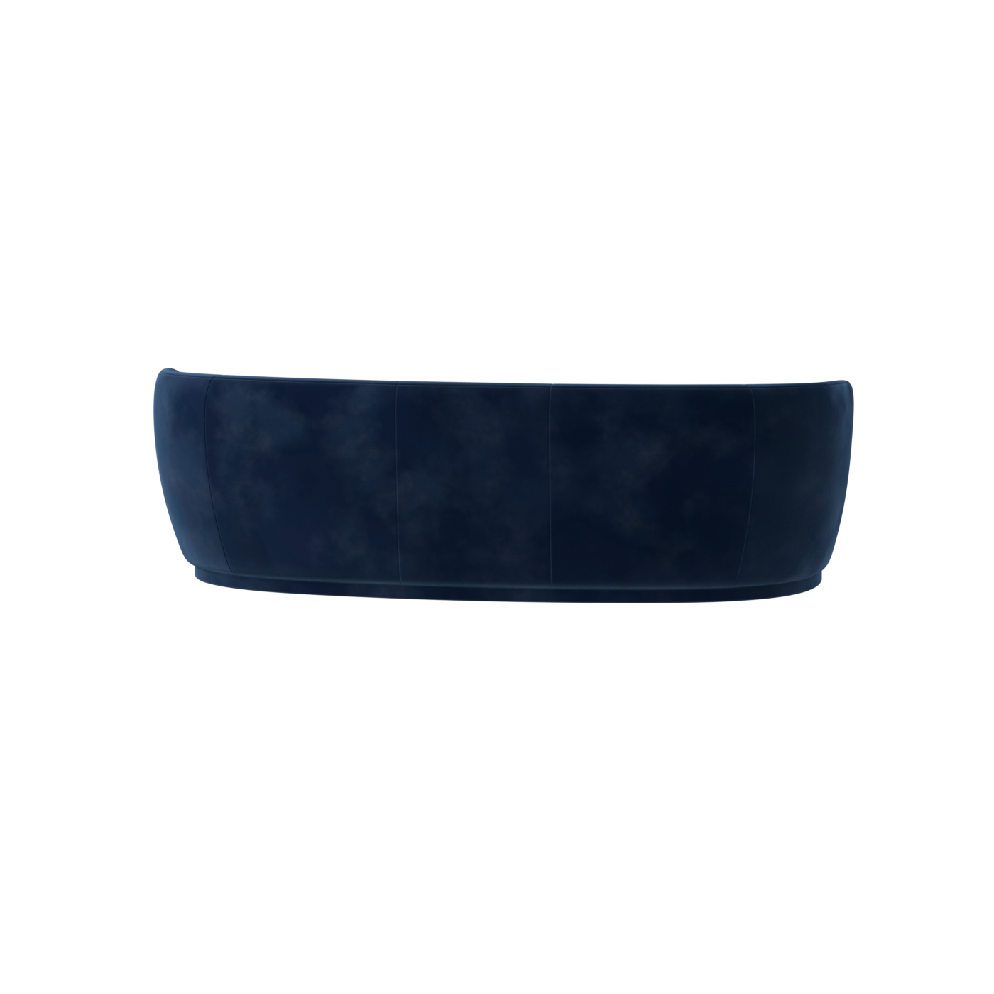 Posh Sofa - Curved Back Sofa with Continuous Base
