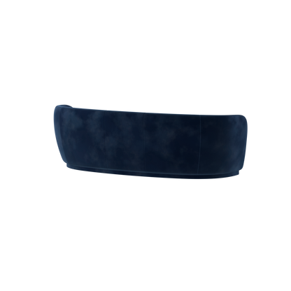 Posh Sofa - Curved Back Sofa with Continuous Base