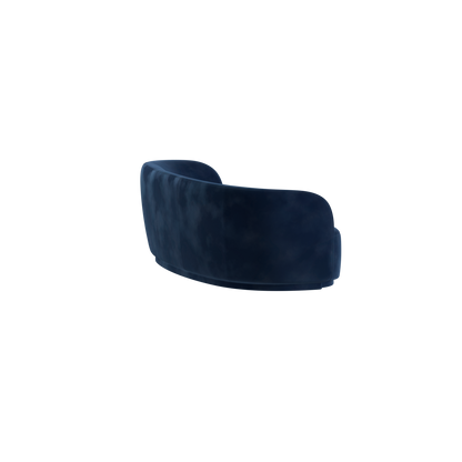 Posh Sofa - Curved Back Sofa with Continuous Base