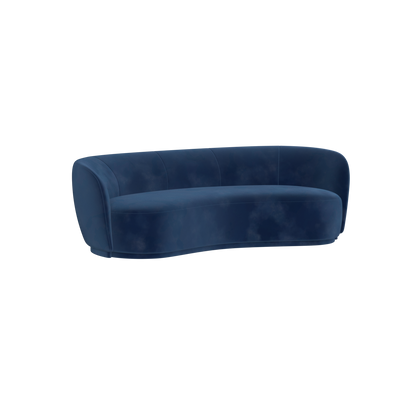 Posh Sofa - Curved Back Sofa with Continuous Base