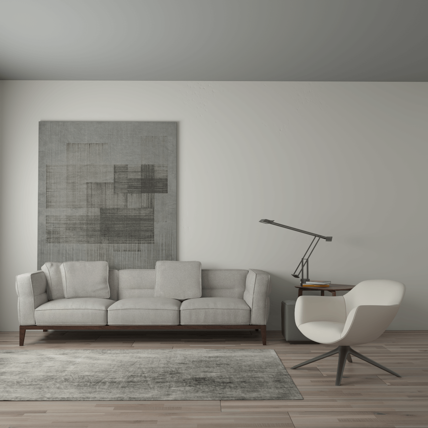 Canapé Regent en tissu d'ameublement sur mesure