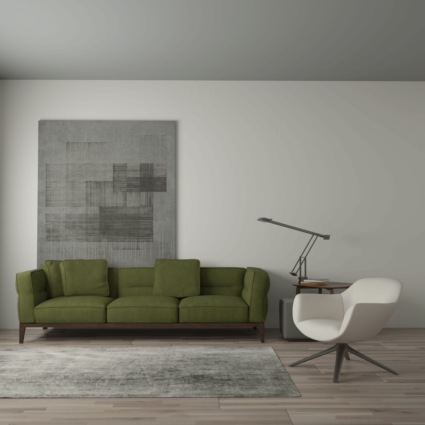 Canapé Regent en tissu d'ameublement sur mesure