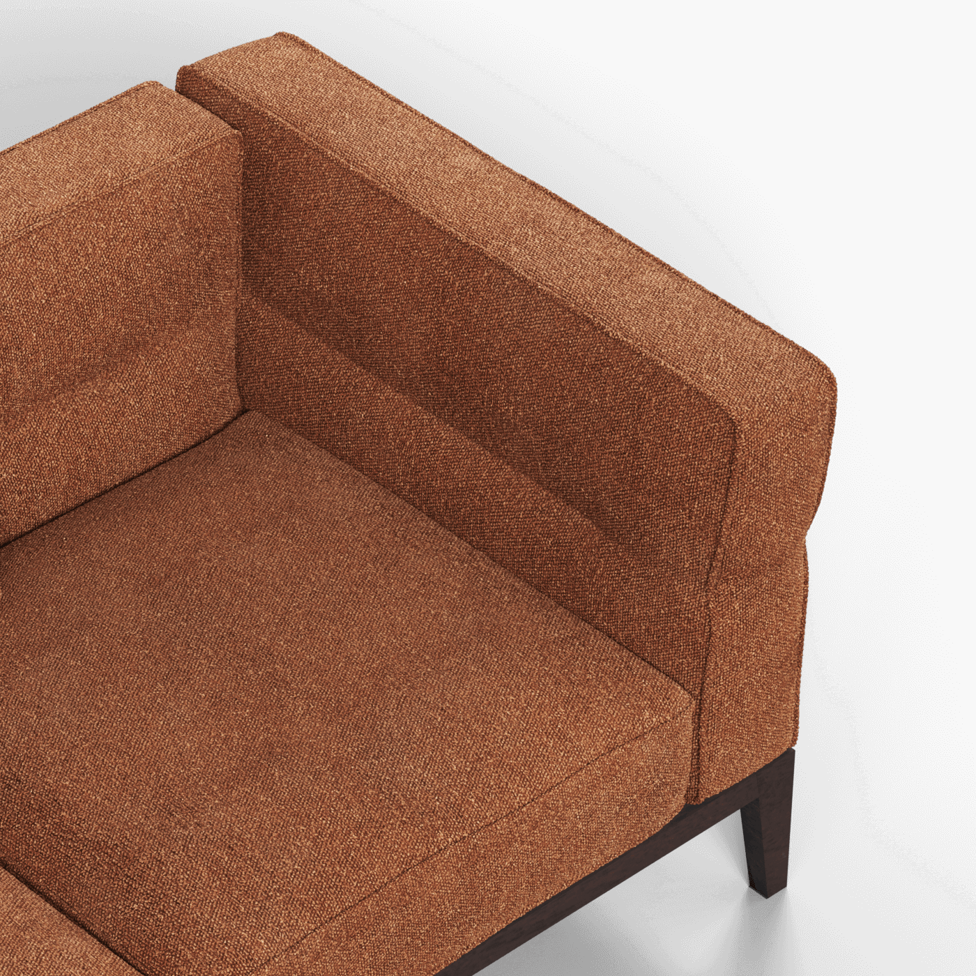 Canapé Regent en tissu d'ameublement sur mesure