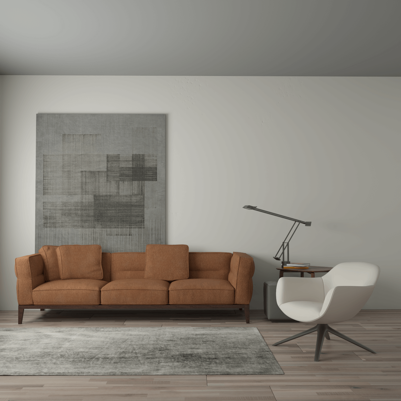 Canapé Regent en tissu d'ameublement sur mesure