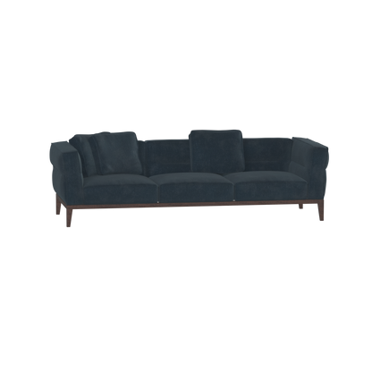 Canapé Regent en tissu d'ameublement sur mesure