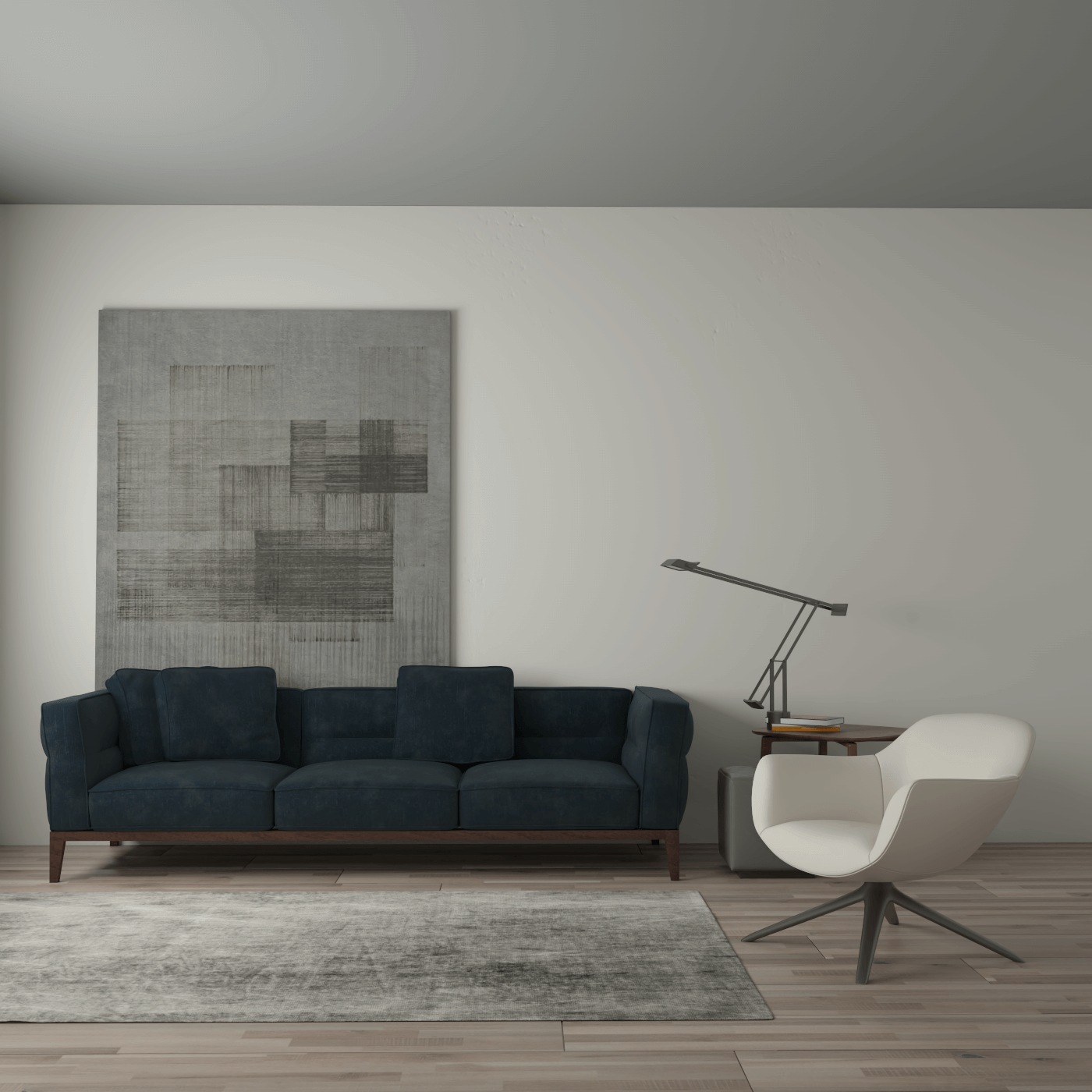 Canapé Regent en tissu d'ameublement sur mesure