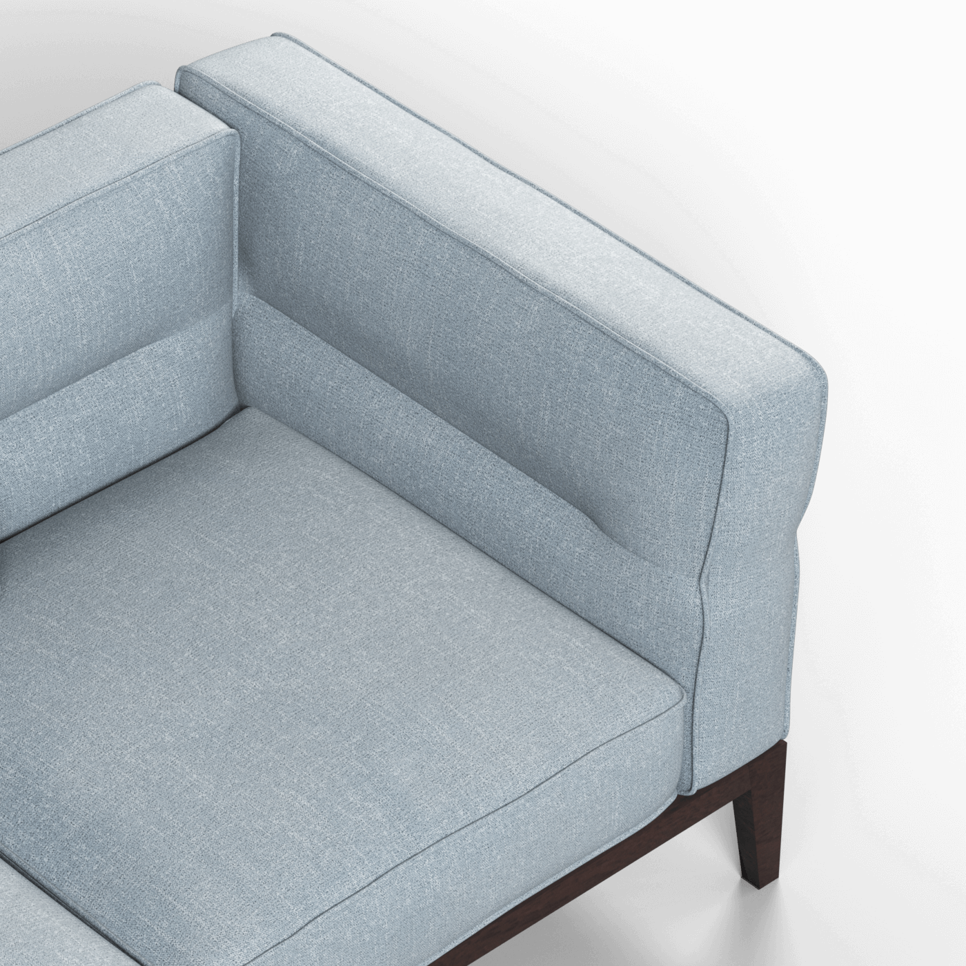 Canapé Regent en tissu d'ameublement sur mesure