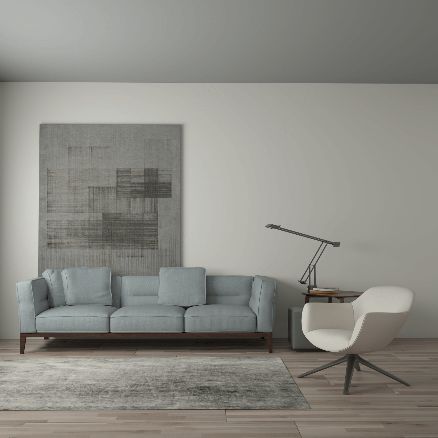 Canapé Regent en tissu d'ameublement sur mesure