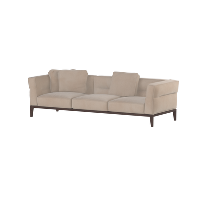 Canapé Regent en tissu d'ameublement sur mesure