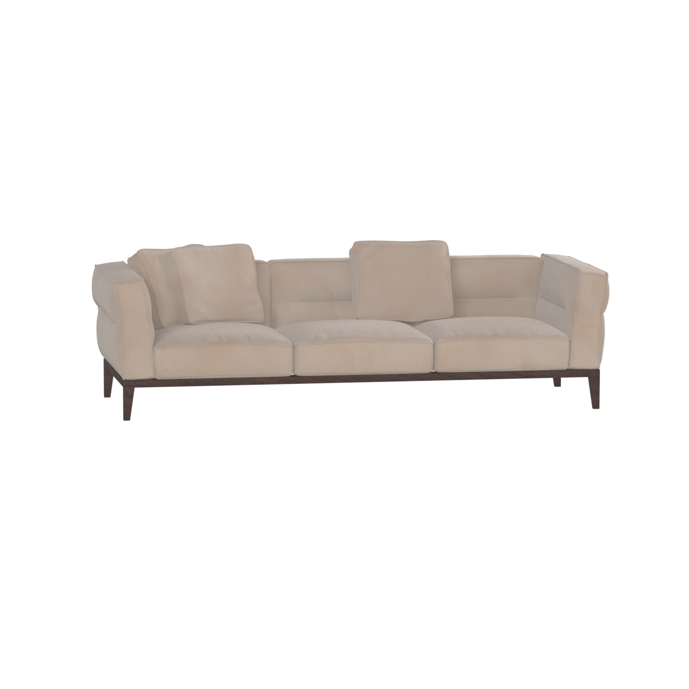 Canapé Regent en tissu d'ameublement sur mesure