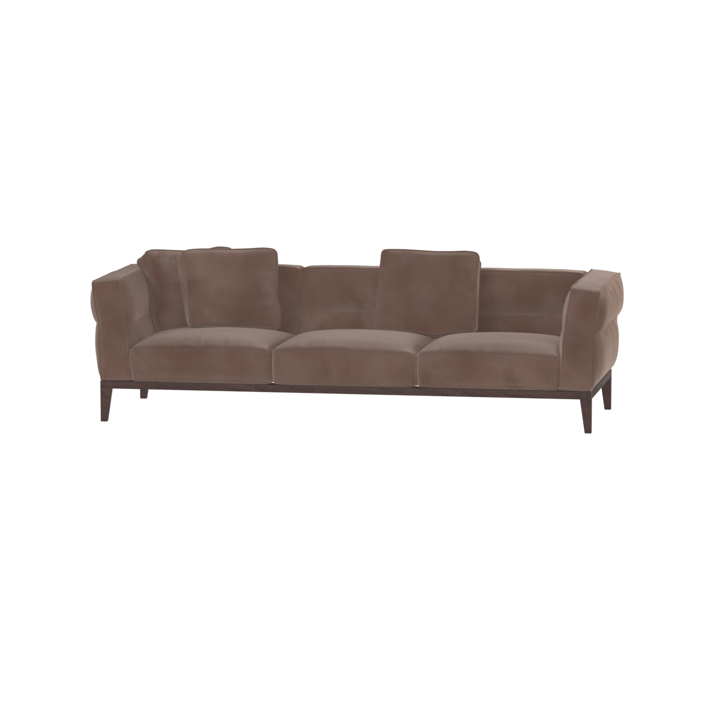 Canapé Regent en tissu d'ameublement sur mesure