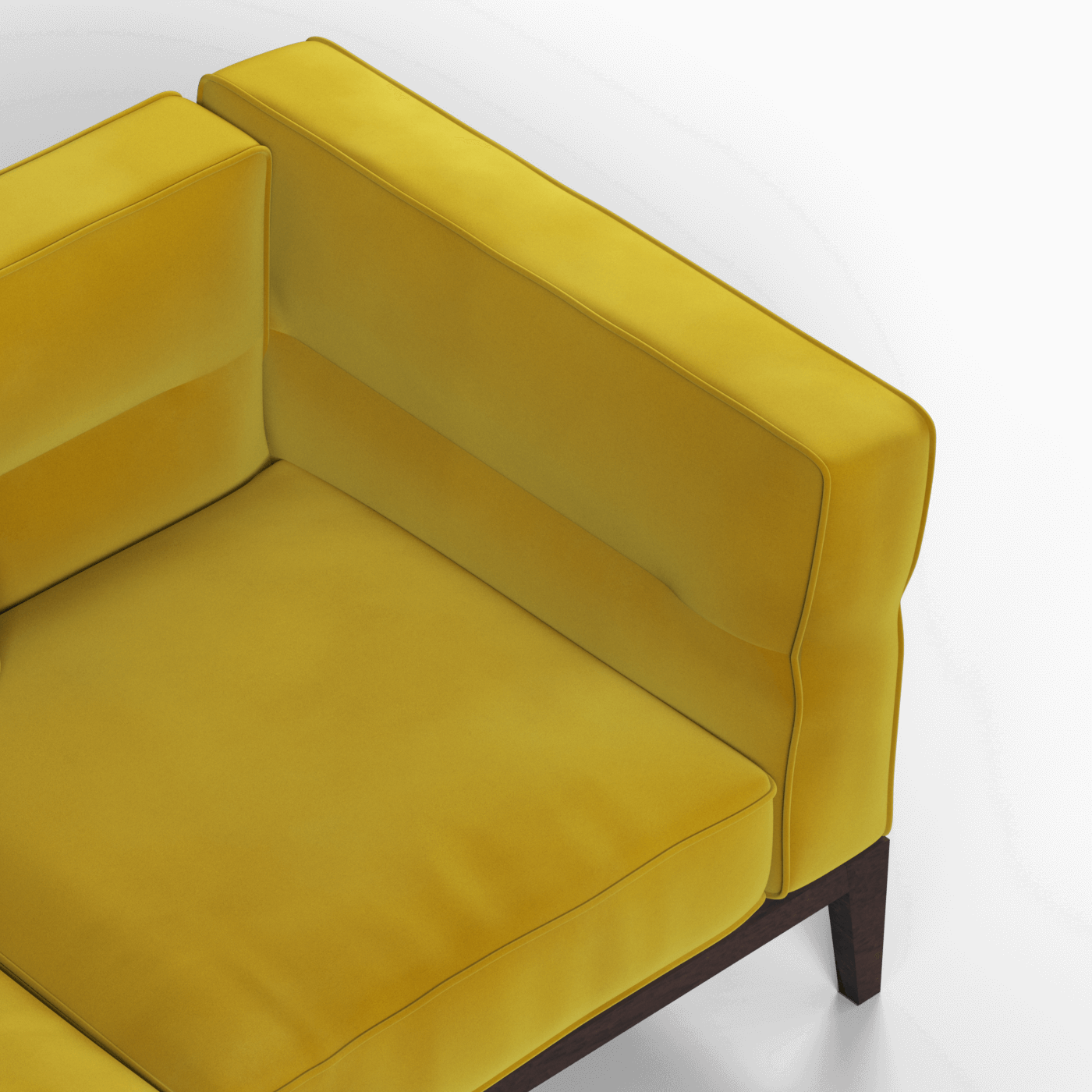 Canapé Regent en tissu d'ameublement sur mesure