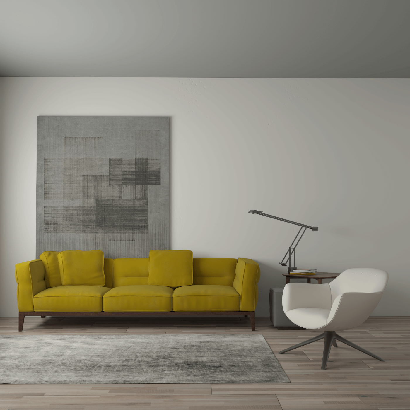 Canapé Regent en tissu d'ameublement sur mesure