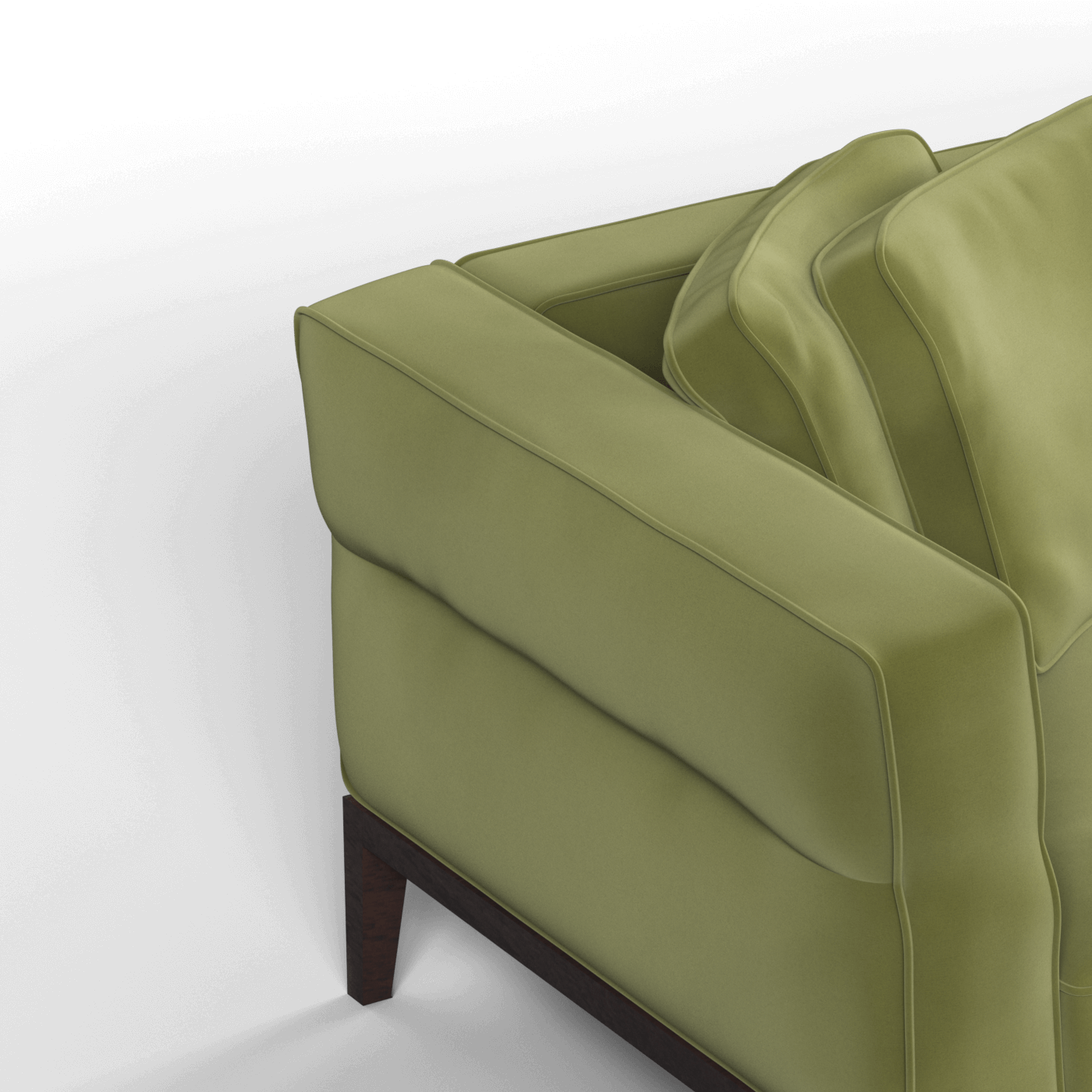 Canapé Regent en tissu d'ameublement sur mesure