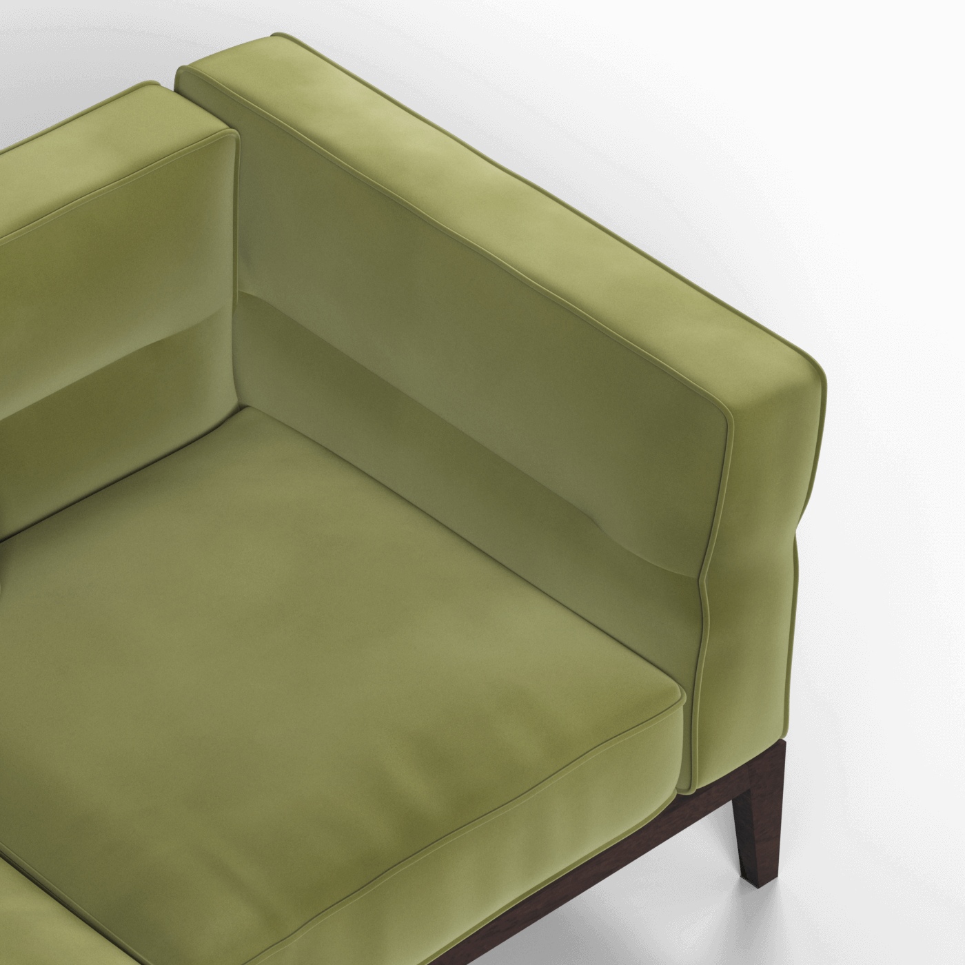 Canapé Regent en tissu d'ameublement sur mesure