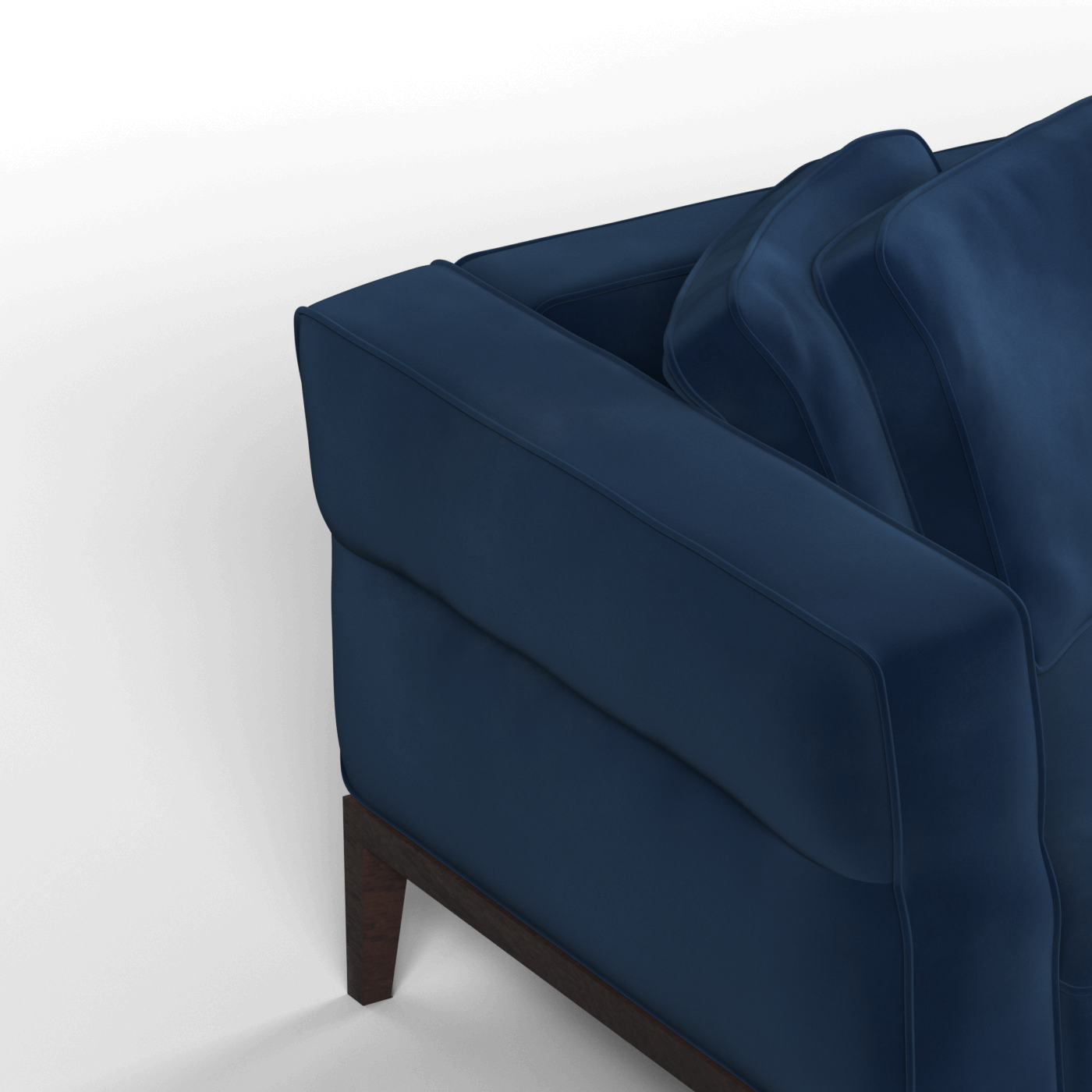 Canapé Regent en tissu d'ameublement sur mesure
