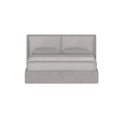 Lit double rembourré Ruby en tissu haut de gamme 