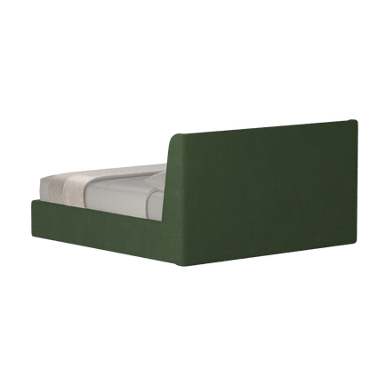 Lit double rembourré Ruby en tissu haut de gamme 