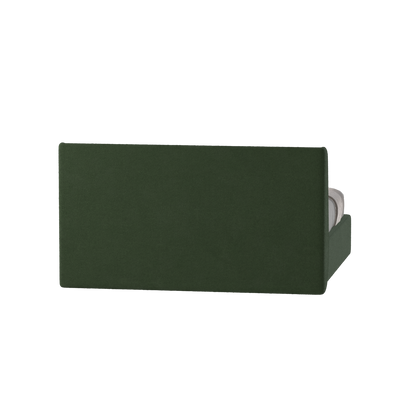 Lit double rembourré Ruby en tissu haut de gamme 
