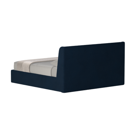 Lit double rembourré Ruby en tissu haut de gamme 