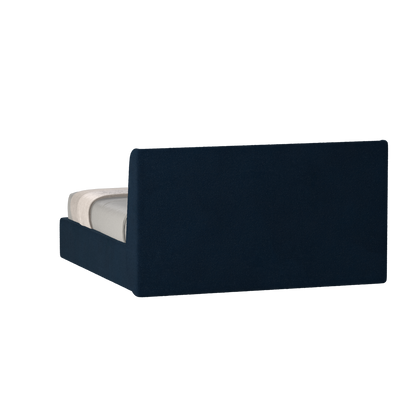 Lit double rembourré Ruby en tissu haut de gamme 