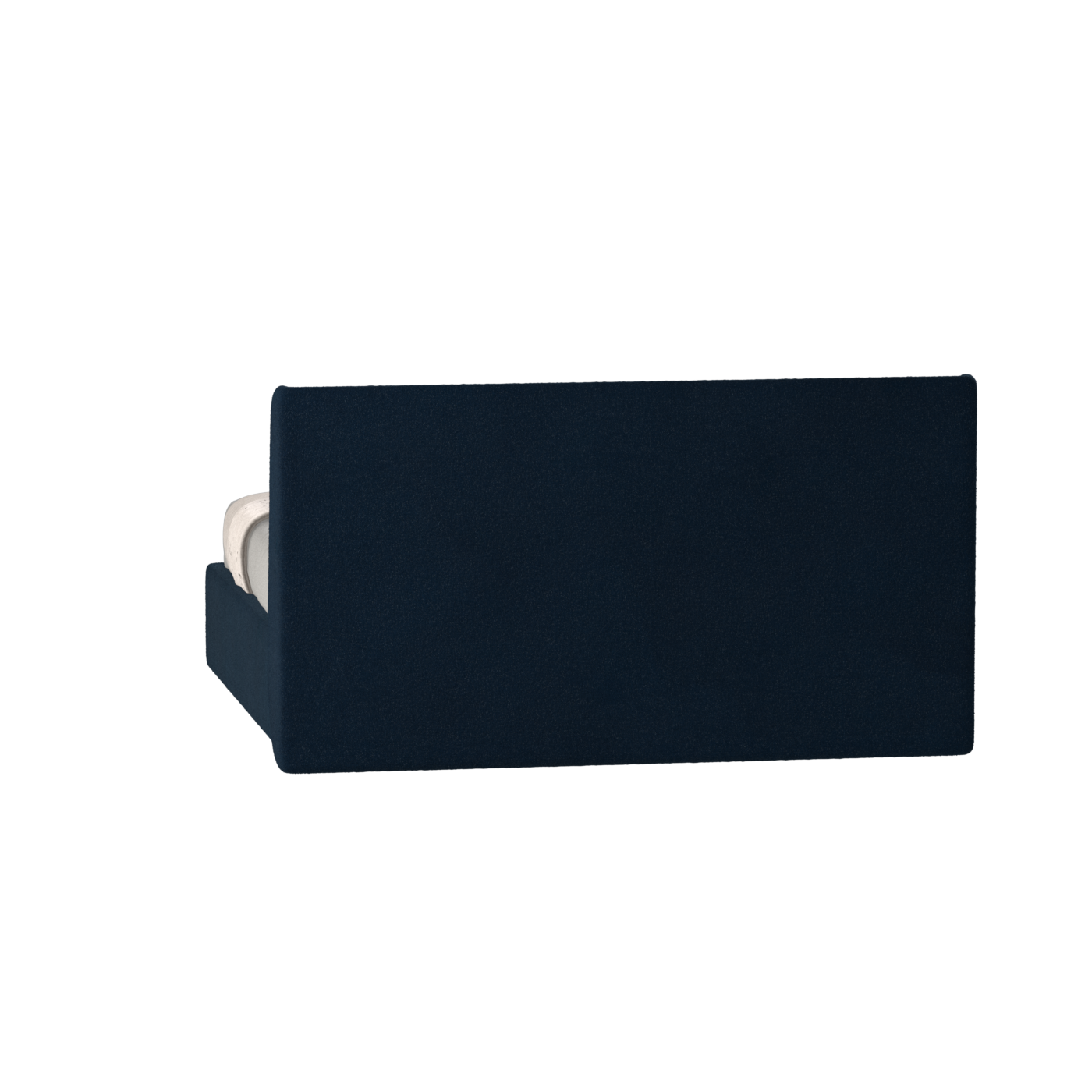 Lit double rembourré Ruby en tissu haut de gamme 
