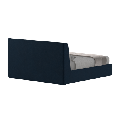 Lit double rembourré Ruby en tissu haut de gamme 