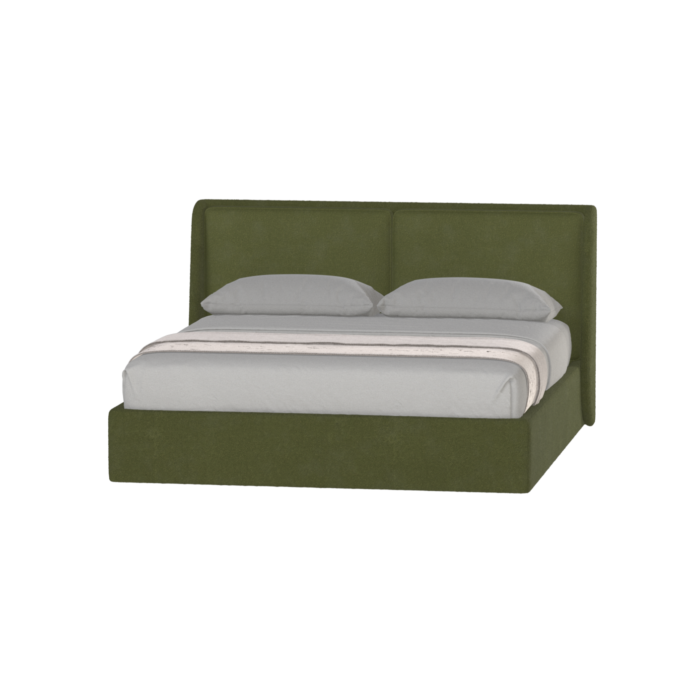 Bett mit weichem Kopfteil Ruby