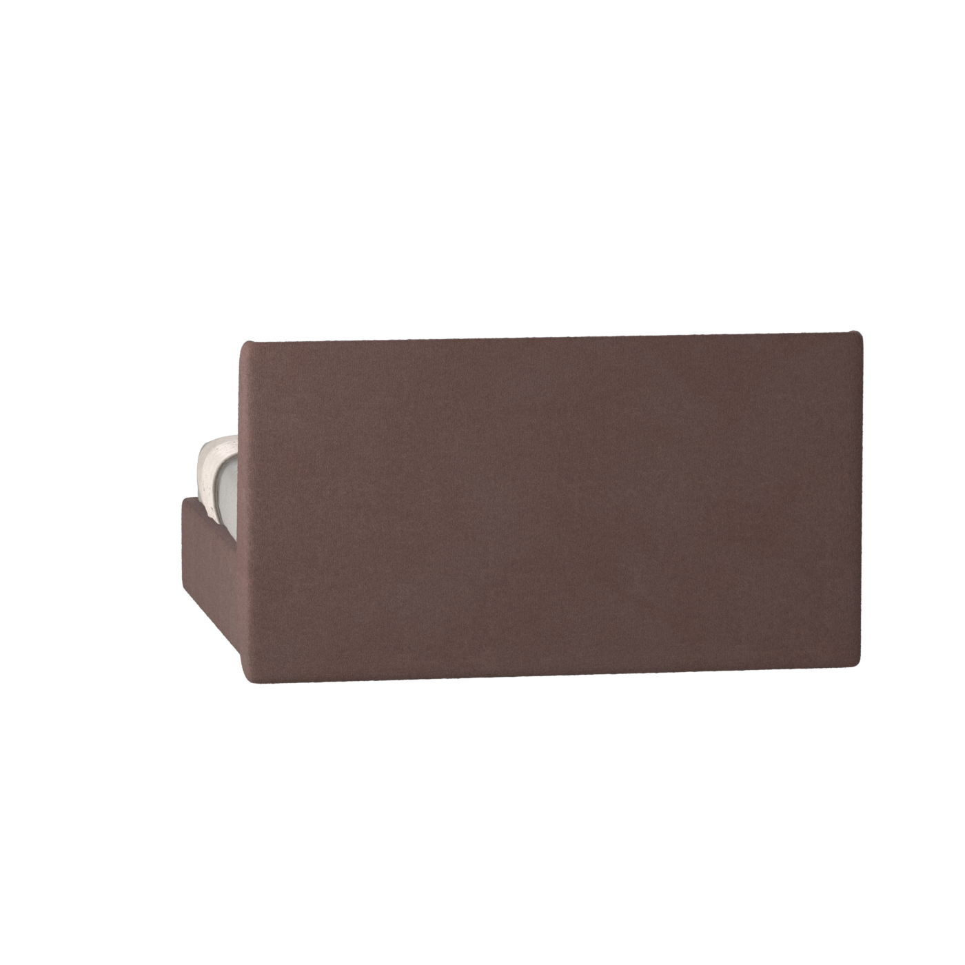 Lit double rembourré Ruby en tissu haut de gamme 