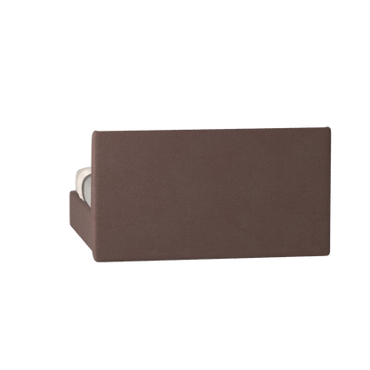 Lit double rembourré Ruby en tissu haut de gamme 