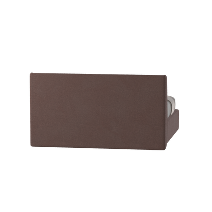 Lit double rembourré Ruby en tissu haut de gamme 