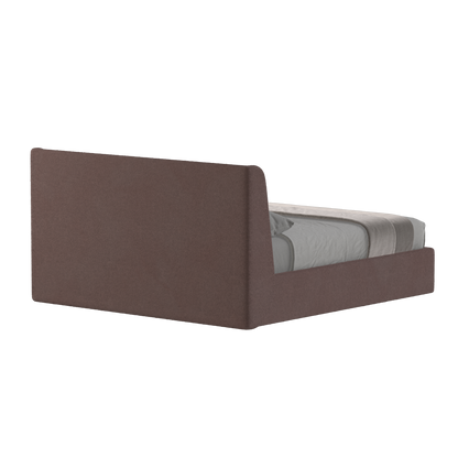 Lit double rembourré Ruby en tissu haut de gamme 