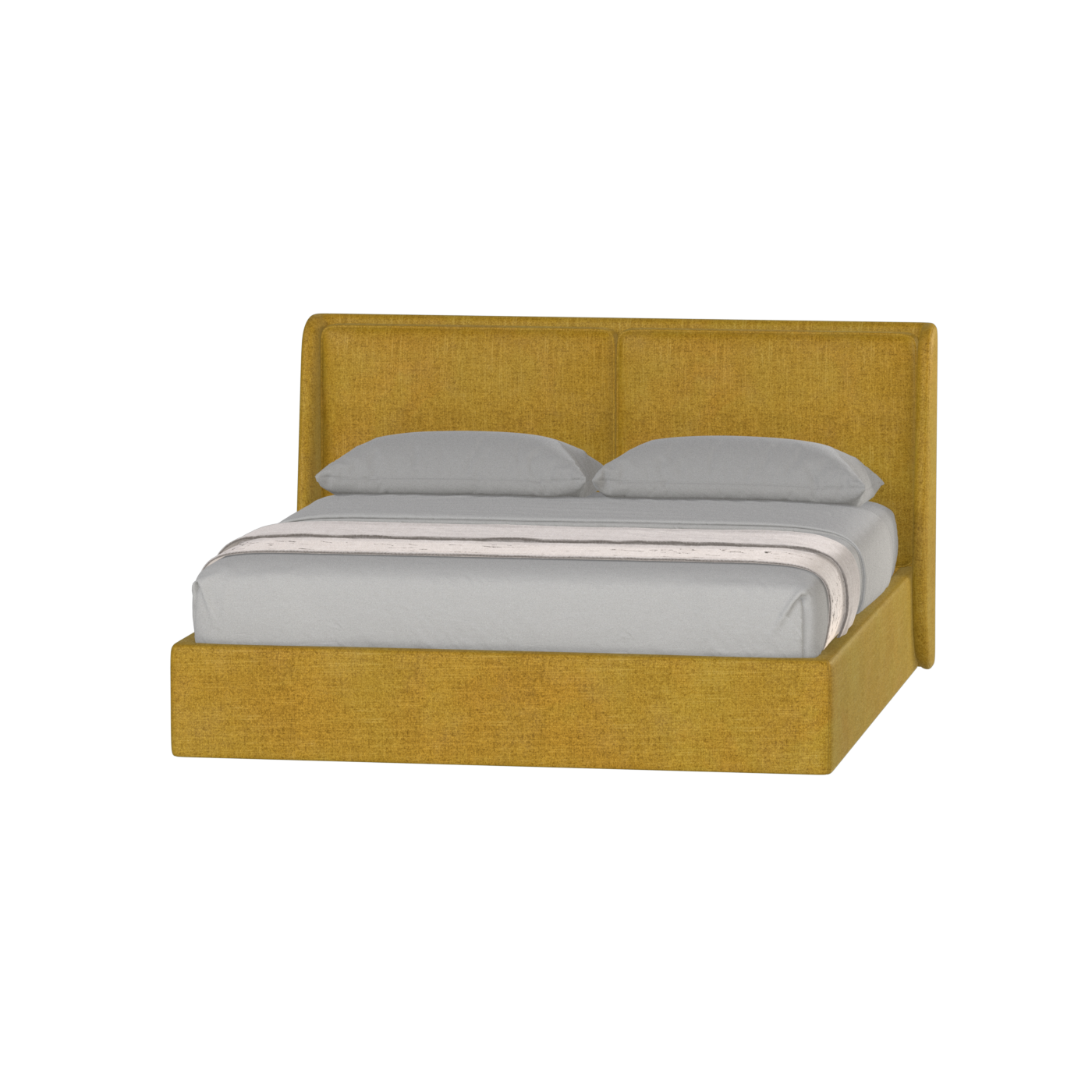 Bett mit weichem Kopfteil Ruby