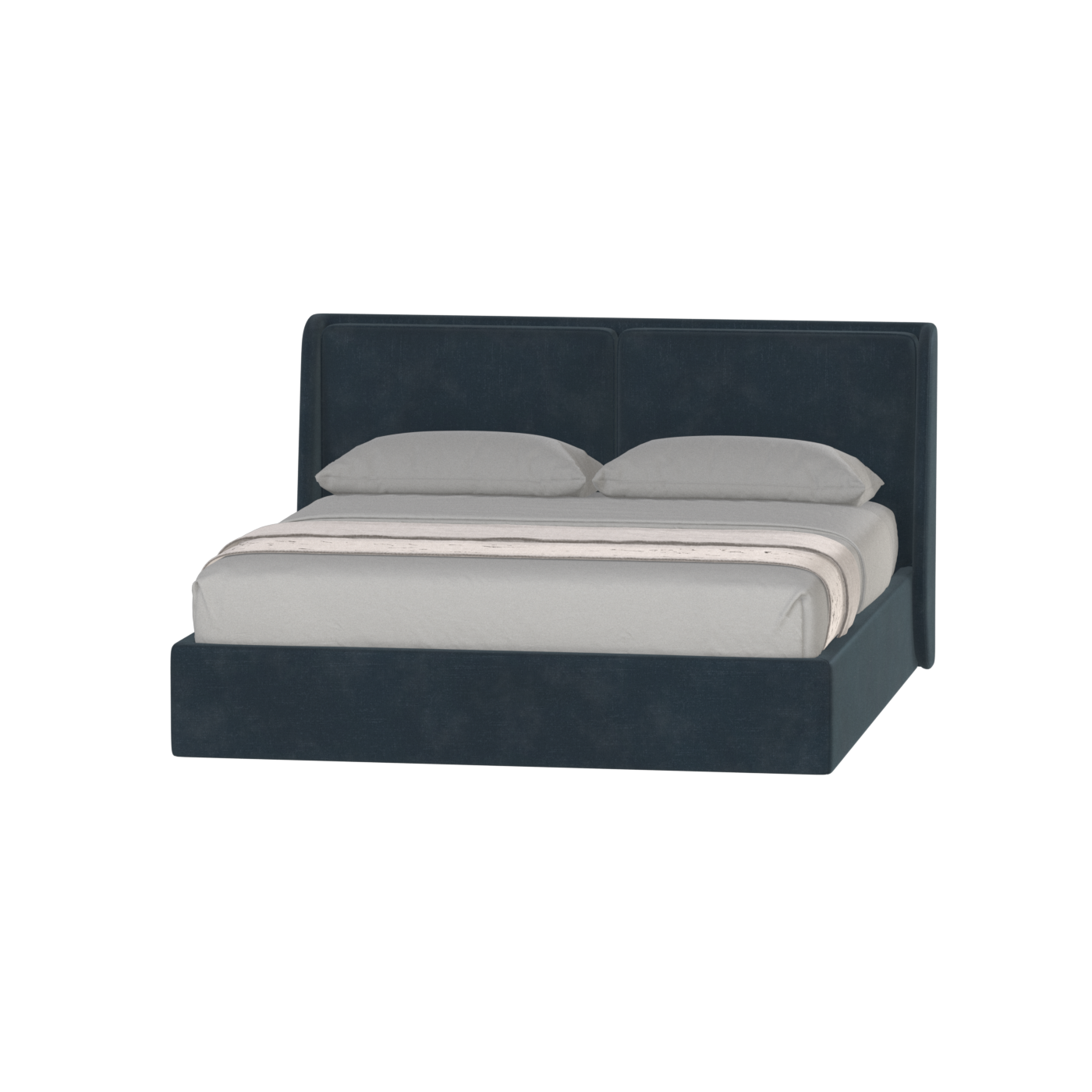 Bett mit weichem Kopfteil Ruby