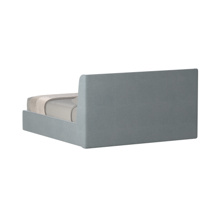 Lit double rembourré Ruby en tissu haut de gamme 