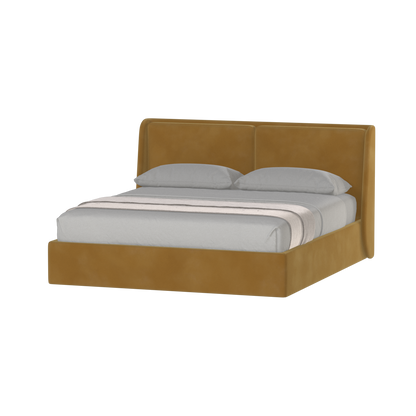 Ruby Upholstered Double Bed in Premium Fabric